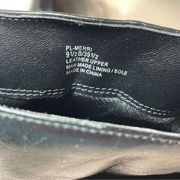 BCBGeneration black leather merri heeled boot 9.5 - Picture 3 of 10